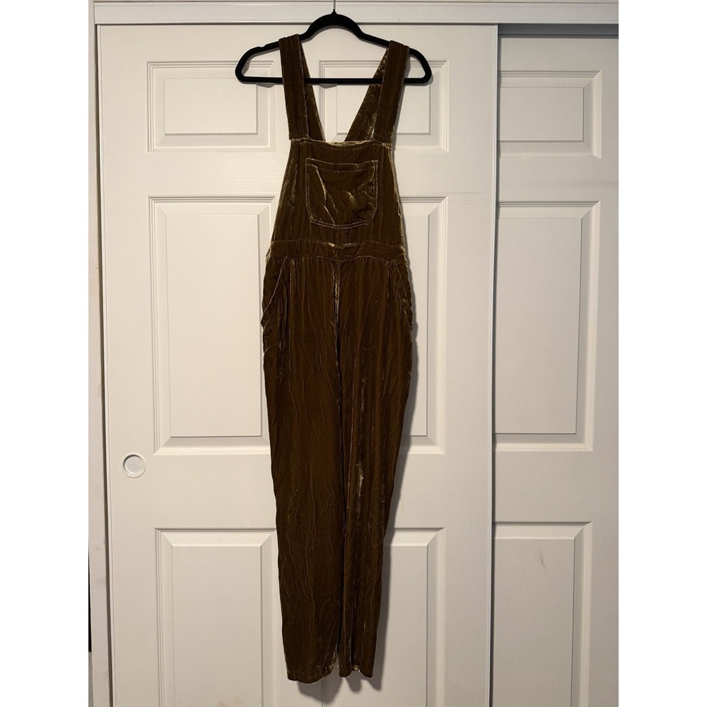 Faherty Overalls Silky Velvet Organic Hippie Granola Western FLAW